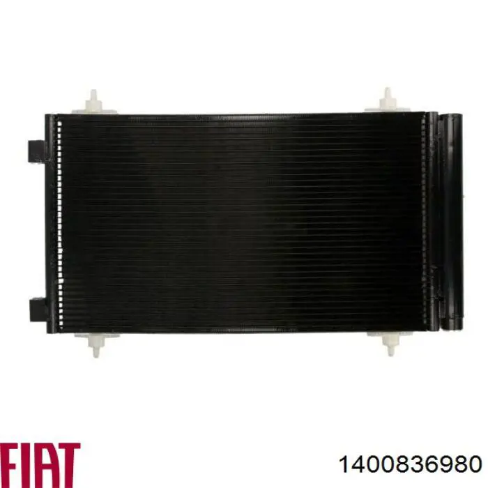 Радиатор кондиционера Fiat/Alfa/Lancia 1400836980