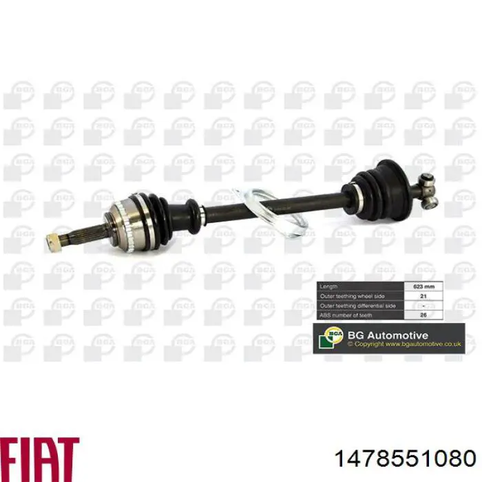 Купить 329202 Peugeot/Citroen Привод в сборе левый
