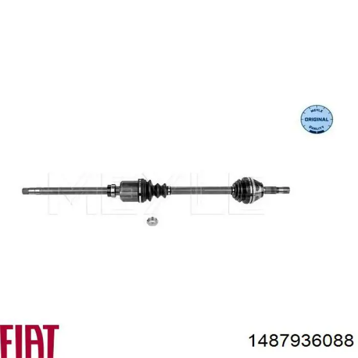 1487936088 Fiat/Alfa/Lancia Полуось передняя, правая