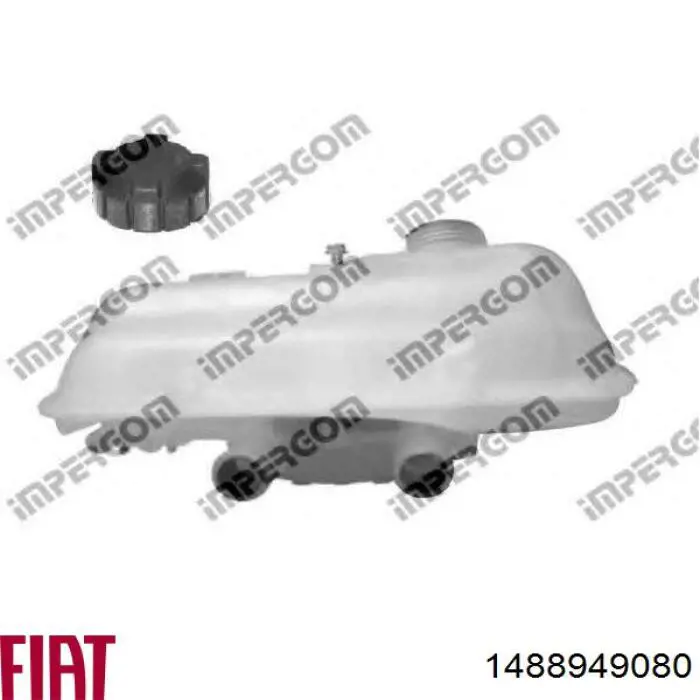 Купить 1488949080 Fiat/Alfa/Lancia Водяной бачок системы охлаждения