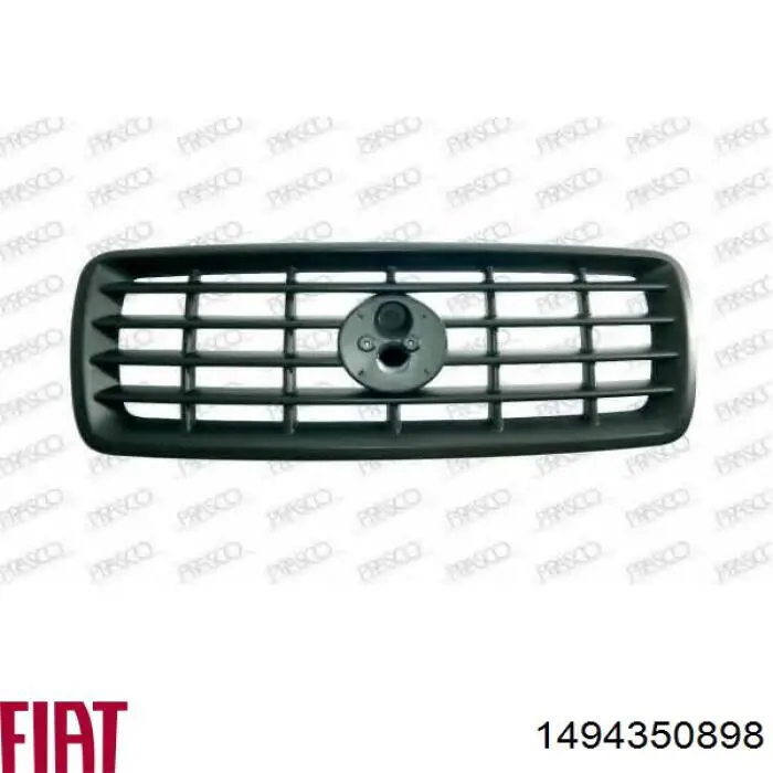 Облицовка радиатора Fiat Scudo COMBINATO универсал (220P) (1996 - 2006) цена, от 103.51 USD