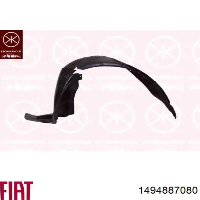 Подкрылок крыла переднего левый Fiat/Alfa/Lancia 1494887080 цена, от 0.28 USD