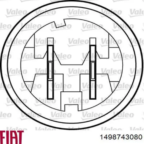 Стеклоподъемник передней правой двери 1498743080 Fiat/Alfa/Lancia