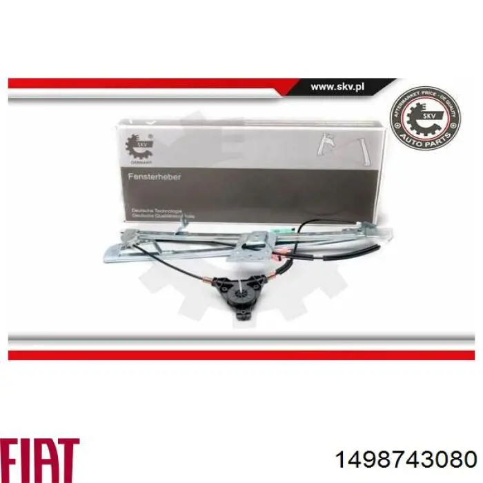Стеклоподъемник передней правой двери Fiat/Alfa/Lancia 1498743080 цена, от 41.90 USD
