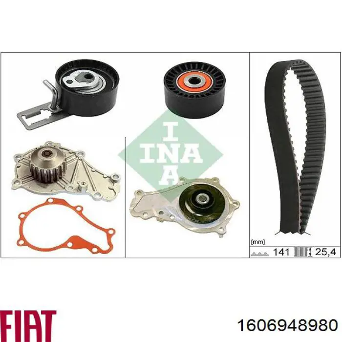 Ролик ГРМ 1606948980 Fiat/Alfa/Lancia
