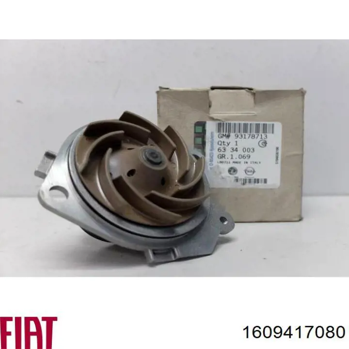 Купить 1609417080 Fiat/Alfa/Lancia Насос охлаждения