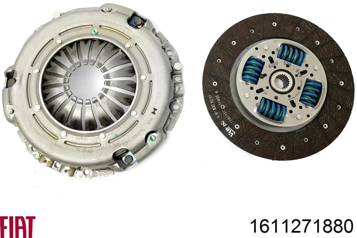 1611271880 Fiat/Alfa/Lancia kit de embraiagem (3 peças)