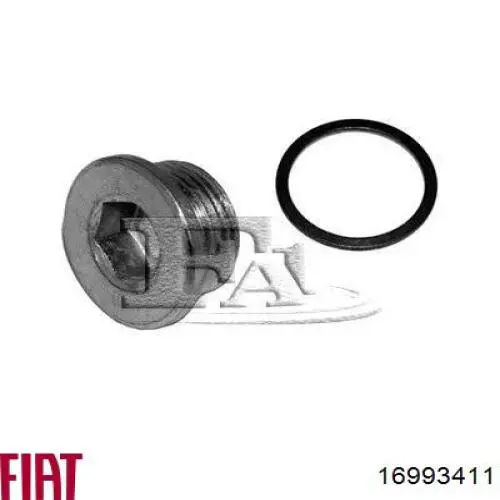 Купить 16993411 Fiat/Alfa/Lancia Пробка поддона двигателя