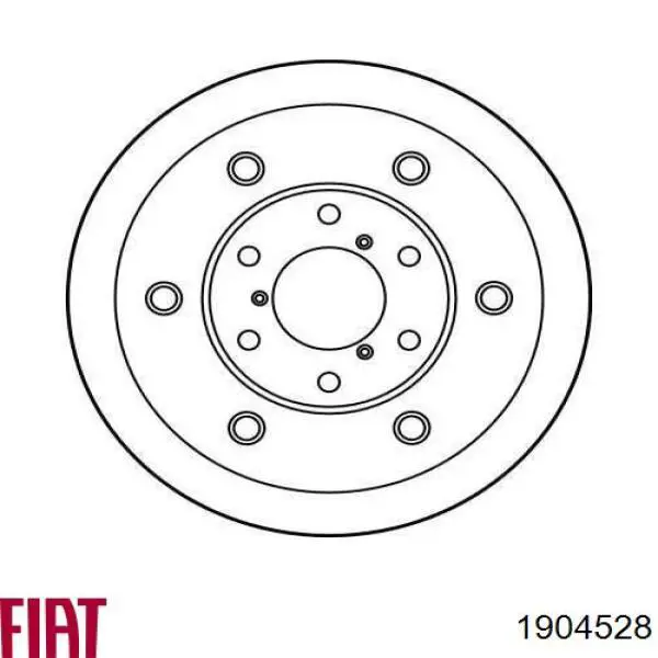 Передние тормозные диски 1904528 Fiat/Alfa/Lancia