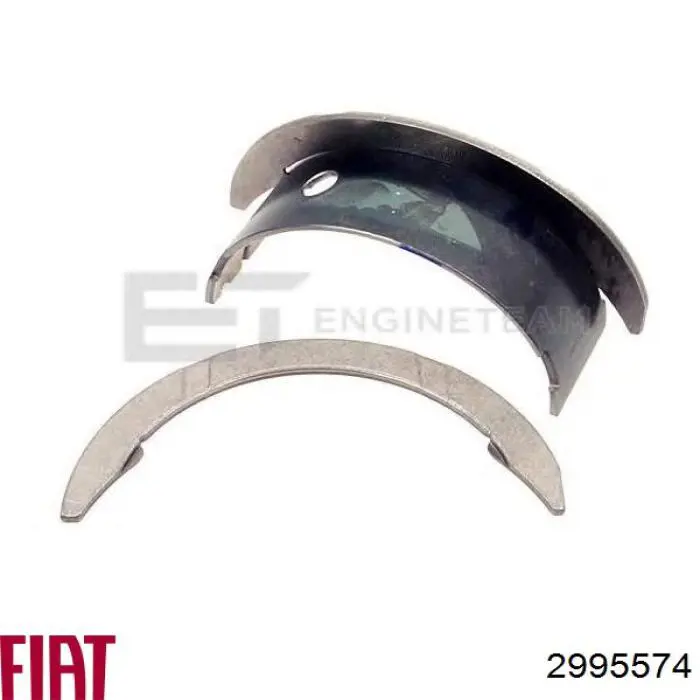 2995574 Fiat/Alfa/Lancia вкладыши коленвала коренные, комплект, стандарт (std)