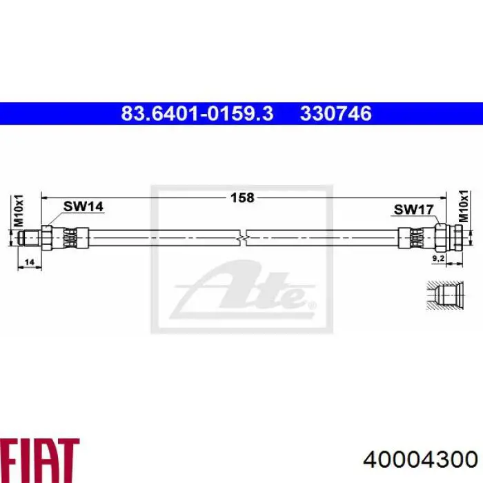 Сальник коленвала задний Fiat/Alfa/Lancia 40004300 цена, от 5.98 USD