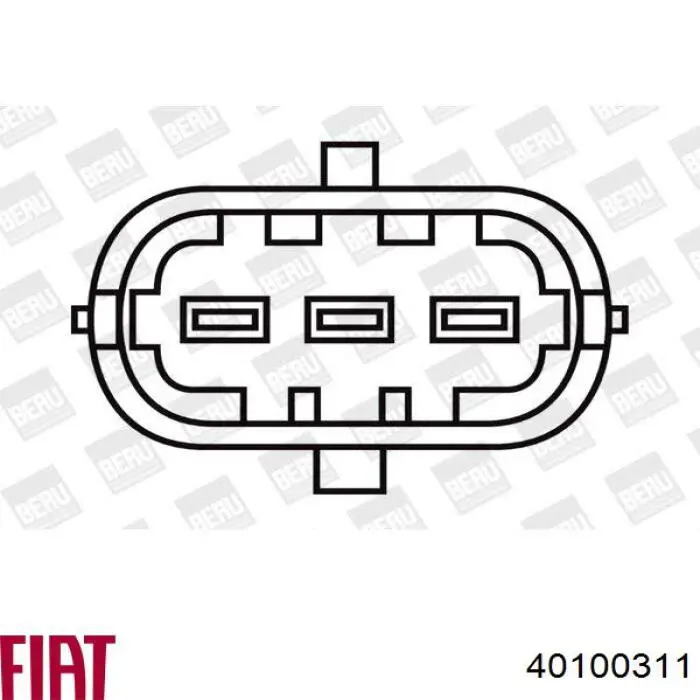 40100311 Fiat/Alfa/Lancia Сальник коленвала двигателя, задний