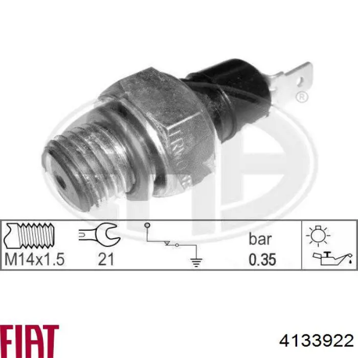 Датчик давления масла 4133922 Fiat/Alfa/Lancia