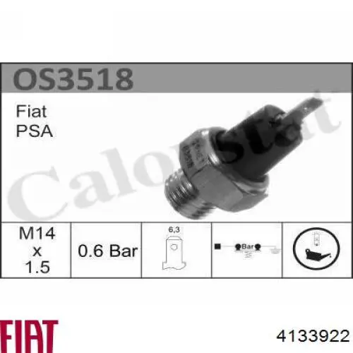 4133922 Fiat/Alfa/Lancia