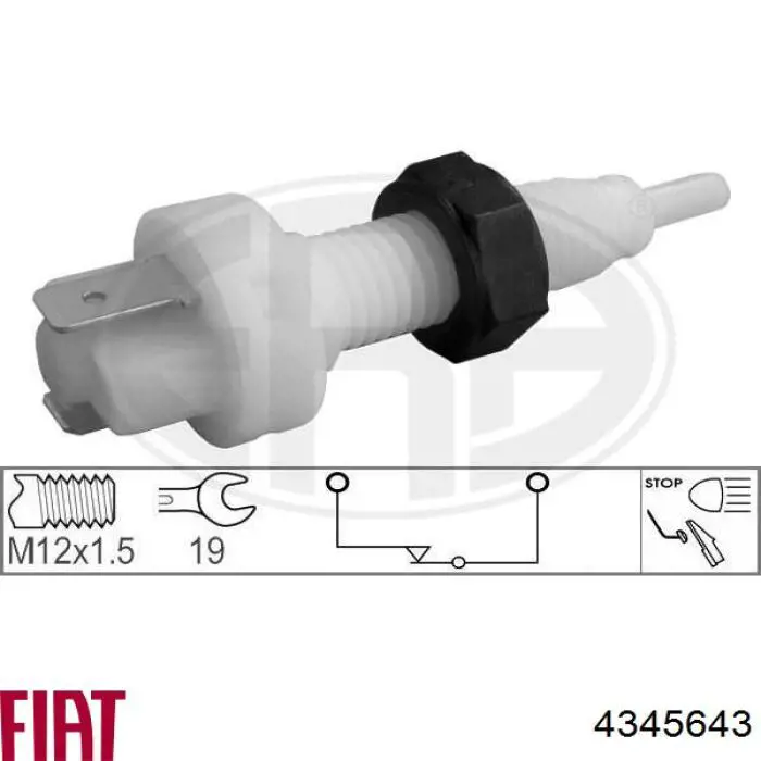 Лягушка Fiat/Alfa/Lancia 4345643 цена, от 4.54 USD