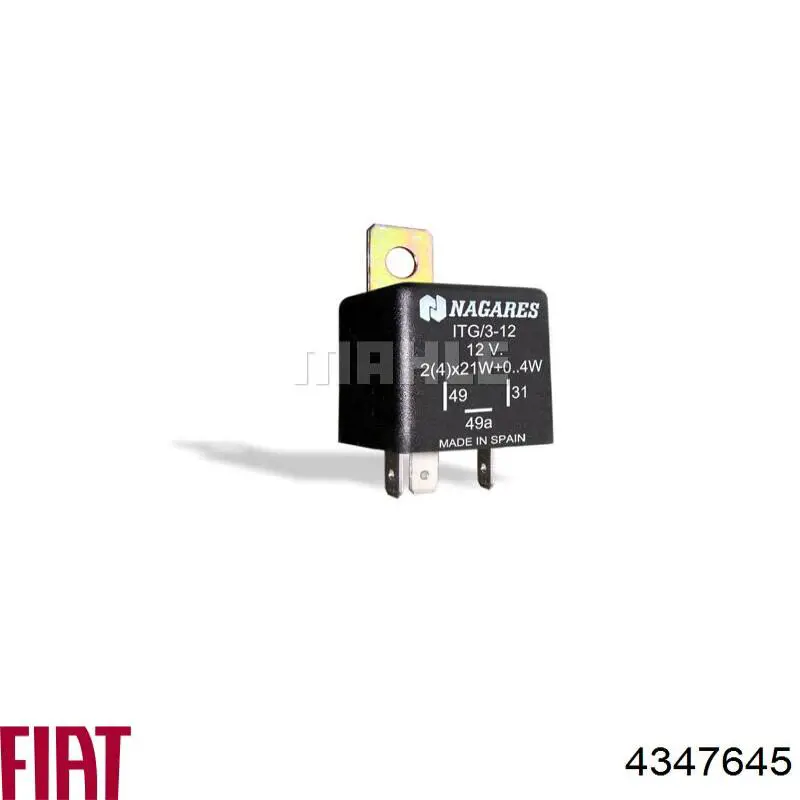 Автомобильные реле поворотов Fiat/Alfa/Lancia 4347645 цена, от 37.46 USD