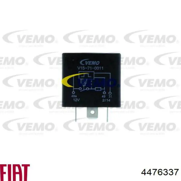 Реле поворотников Mercedes 25448632