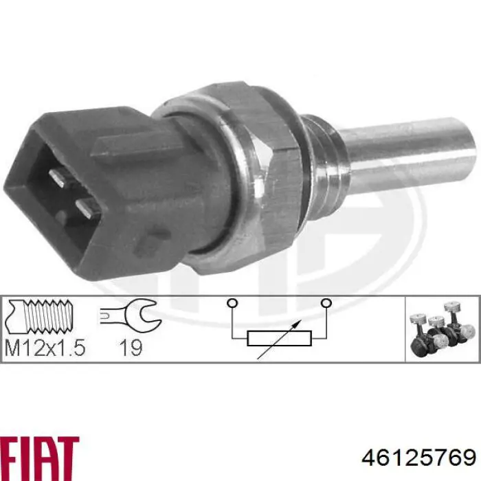 Датчик указателя температуры охлаждающей жидкости Fiat/Alfa/Lancia 46125769 цена, от 8.01 USD