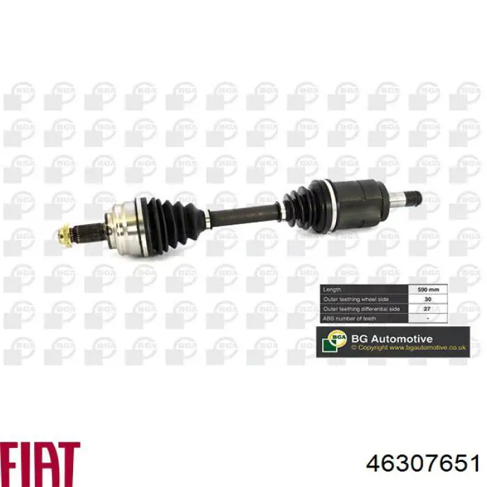 Купить 46307651 Fiat/Alfa/Lancia Привод в сборе левый