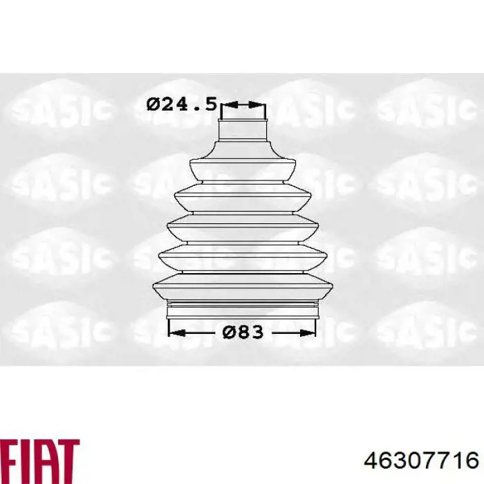 Пыльник ШРУСа наружный 46307716 Fiat/Alfa/Lancia