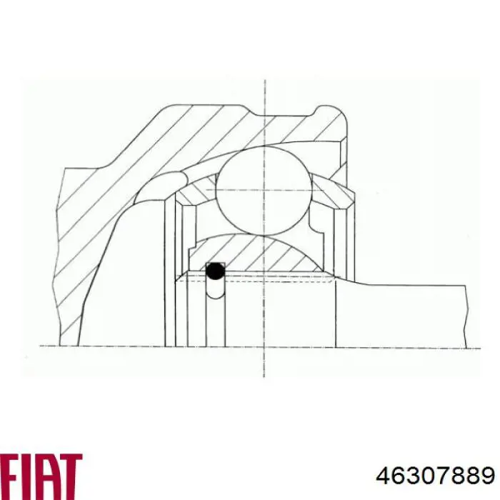 Купить 46307889 Fiat/Alfa/Lancia Внешняя граната