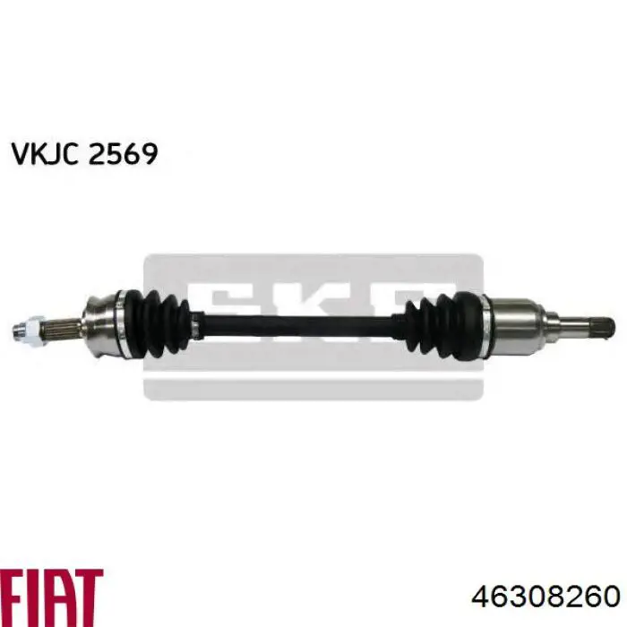 Привод передний левый Fiat/Alfa/Lancia 46308260 цена, от 56.00 USD