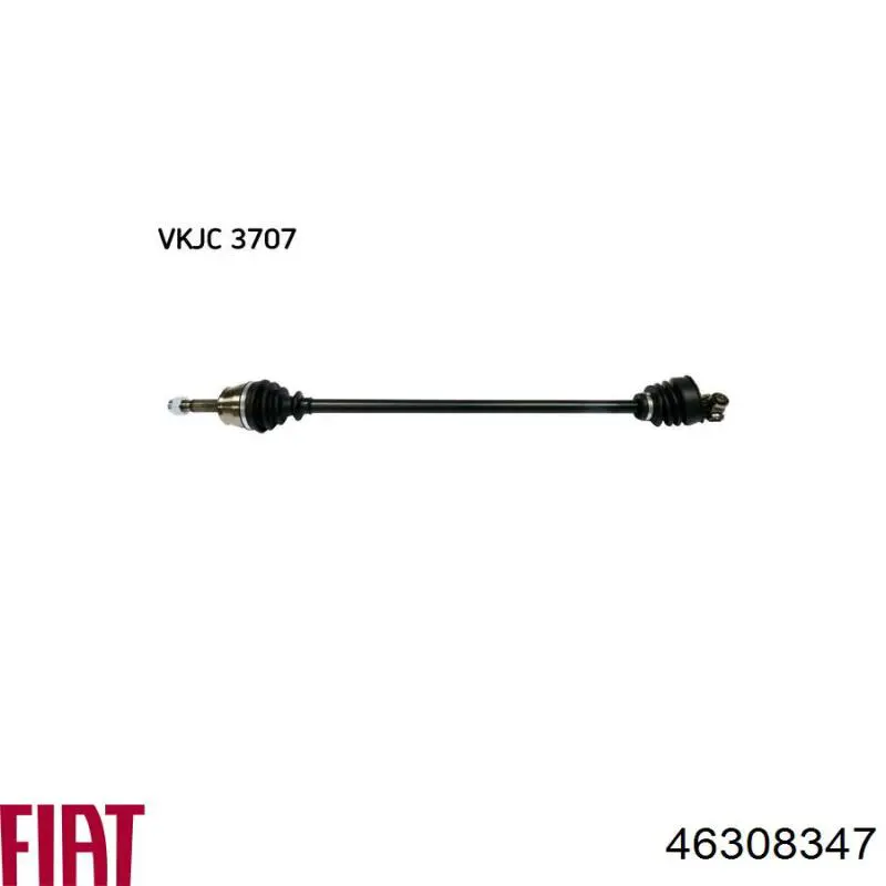 46308347 Fiat/Alfa/Lancia Полуось передняя, правая