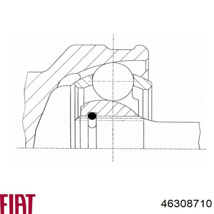 Граната колесная Fiat/Alfa/Lancia 46308710 цена, от 37.20 USD