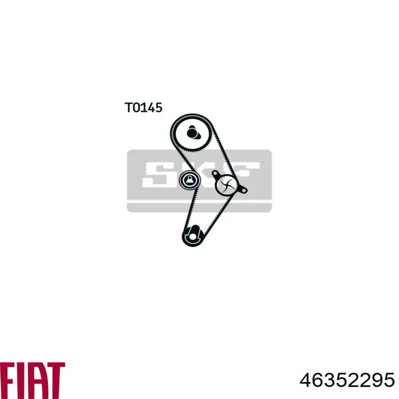 46352295 Fiat/Alfa/Lancia Комплект ремня ГРМ