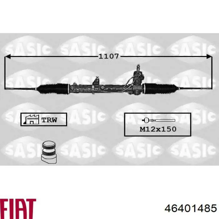 Купить 46401485 Fiat/Alfa/Lancia Рулевая рейка