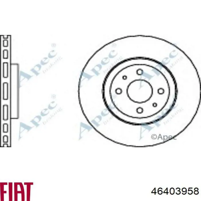 Купить 46403958 Fiat/Alfa/Lancia Ротор тормозной
