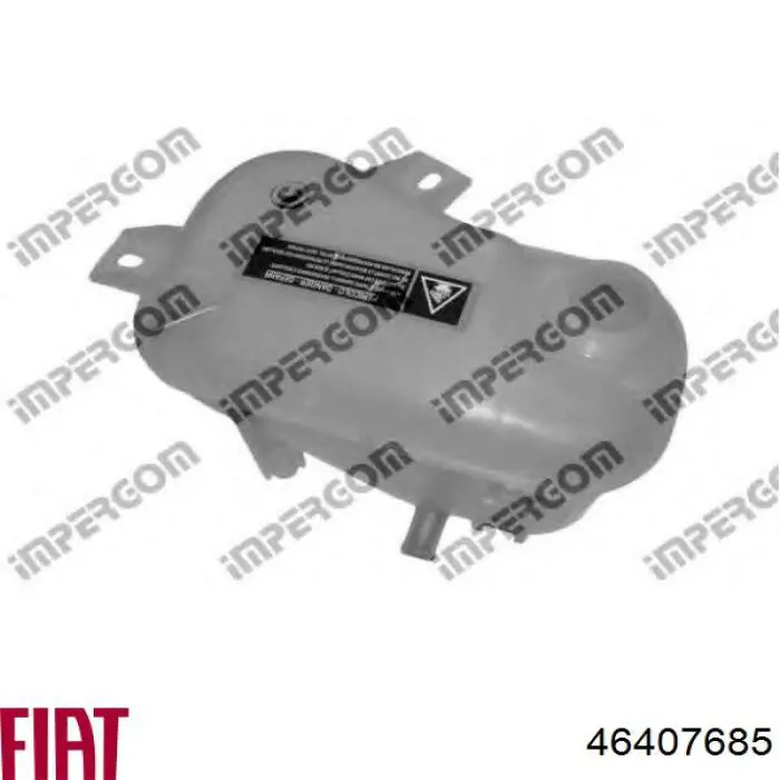 Купить 46407685 Fiat/Alfa/Lancia Водяной бачок системы охлаждения