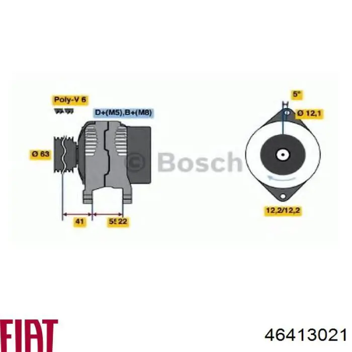 CA1222IR Jurid/Bendix Генератор автомобильный