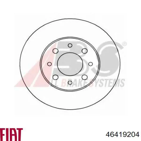 Передние тормозные диски 46419204 Fiat/Alfa/Lancia