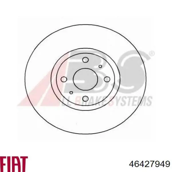 46427949 Fiat/Alfa/Lancia тормозные диски