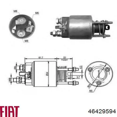 Купить 46429594 Fiat/Alfa/Lancia Стартер