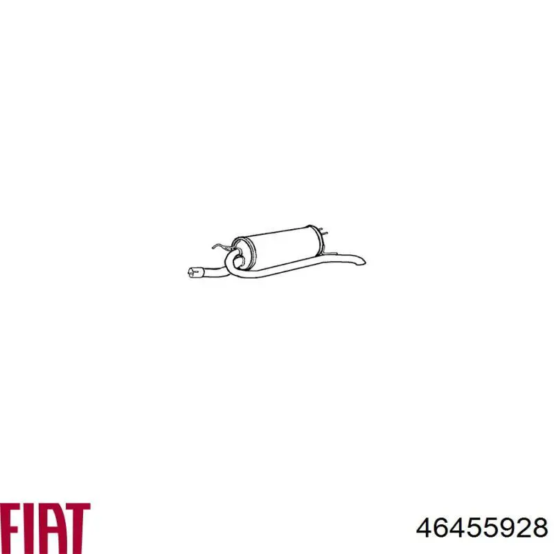 Выхлоп задний Fiat/Alfa/Lancia 46455928 цена, от 69.40 USD