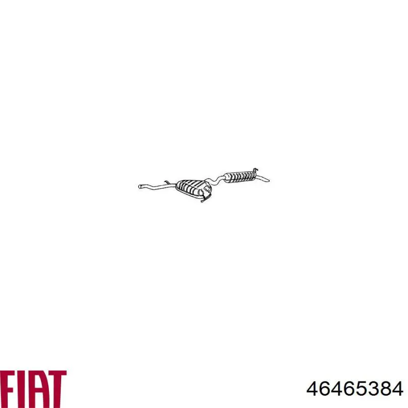Выхлоп задний Fiat/Alfa/Lancia 46465384 цена, от 4218.75 UAH