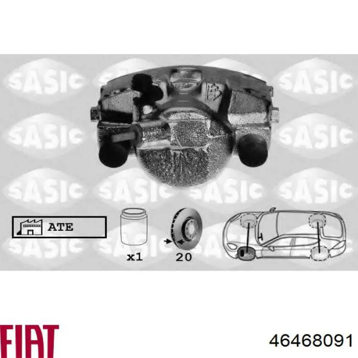 Супорт тормзной Fiat/Alfa/Lancia 46468091 цена, от 45.56 USD
