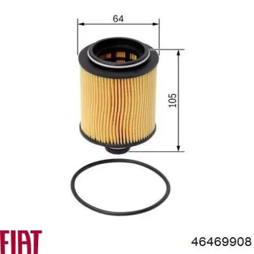 Тормозные диски 46469908 Fiat/Alfa/Lancia