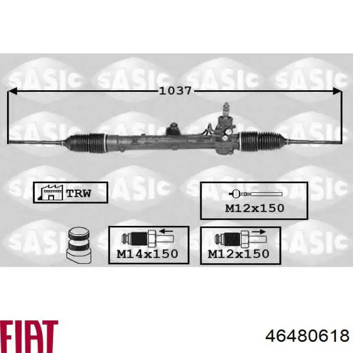 Купить JRP115 TRW Рулевая рейка