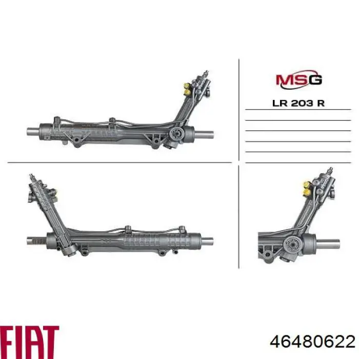 Рулевая рейка 46480622 Fiat/Alfa/Lancia