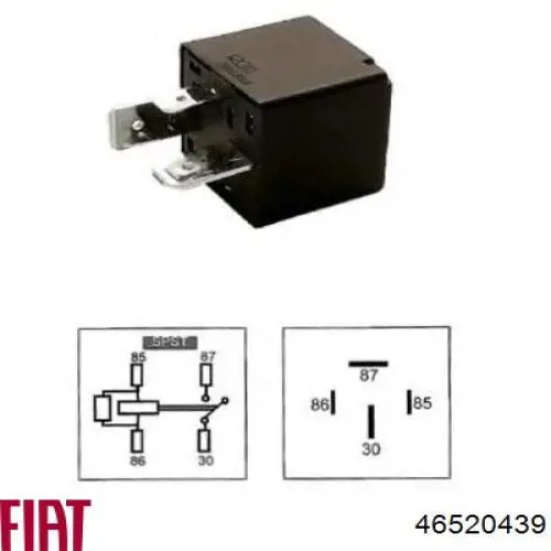 46520439 Fiat/Alfa/Lancia relê de corrente alta