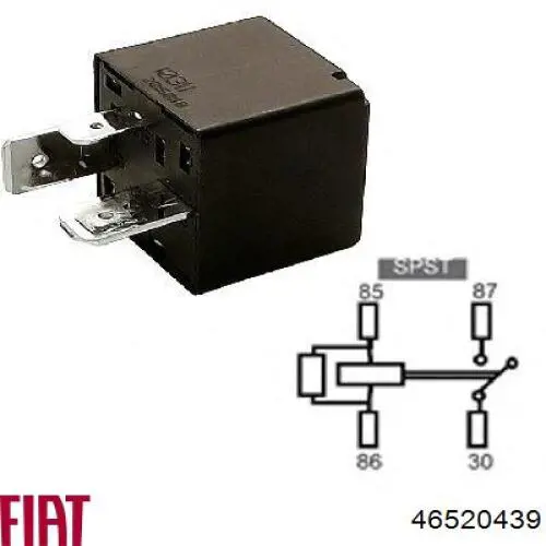 Реле высокого тока Fiat/Alfa/Lancia 46520439 цена, от 4.86 USD