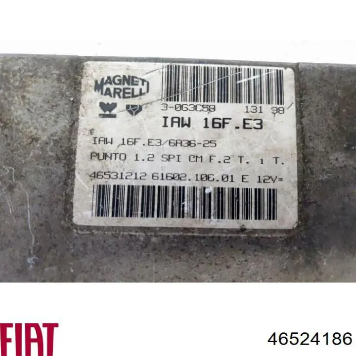 Блок управления двигателем Fiat Punto 1