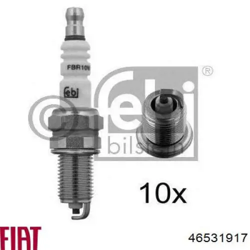 Свеча зажигания Fiat/Alfa/Lancia 46531917 цена, от 5.92 USD