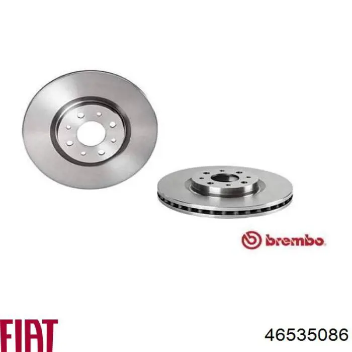 46535086 Fiat/Alfa/Lancia Диск тормозной передний
