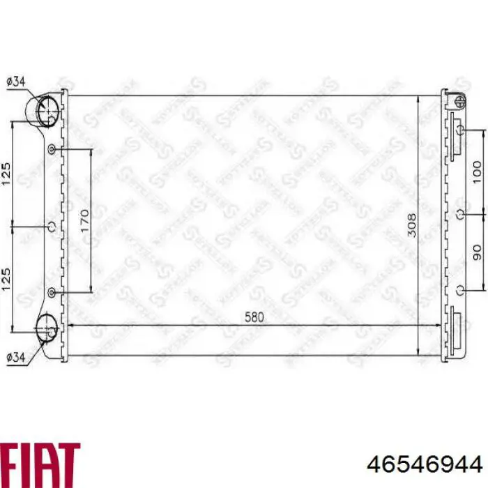 Купить 46546944 Fiat/Alfa/Lancia Радиатор водяной