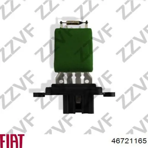 Resistor (resistência) de ventilador de forno (de aquecedor de salão) para Fiat Stilo (192)