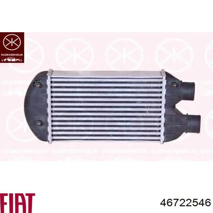 Радиатор печки 46722546 Fiat/Alfa/Lancia